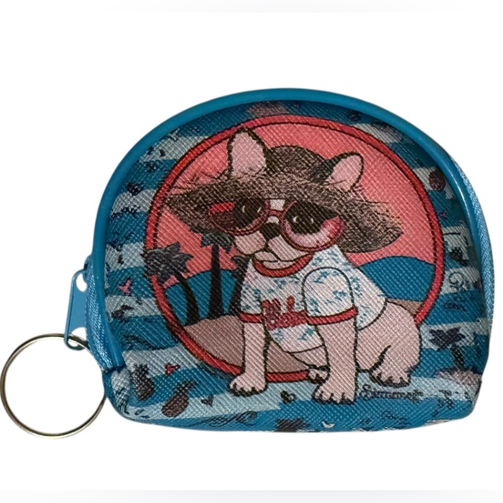 Key Chain Dog Coin Purse Pug - Picture 5 of 5
